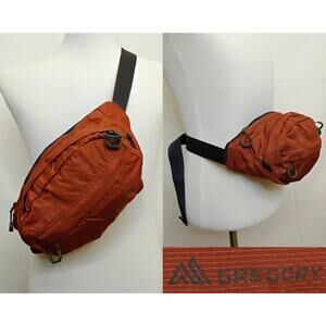 Gregory Nano Fanny Waist Pack Orange Multi-Pocket Mini Bag #Z5260